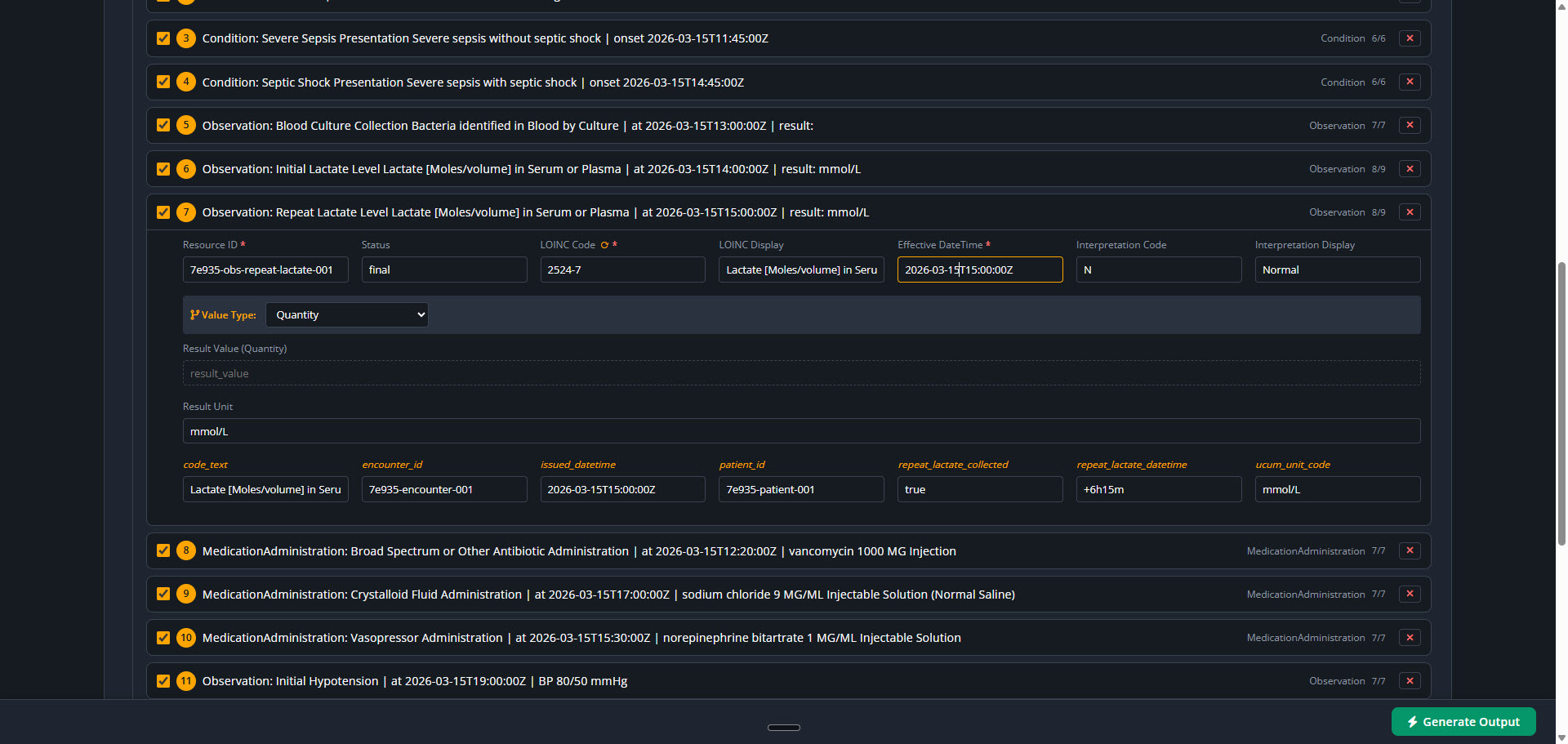 Define Specific Resource Values screenshot