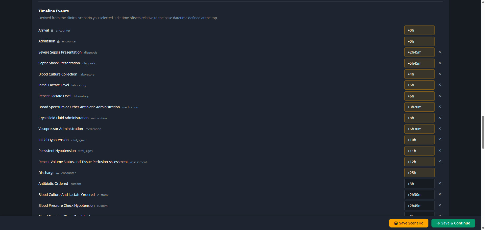 Define the Event Timeline screenshot