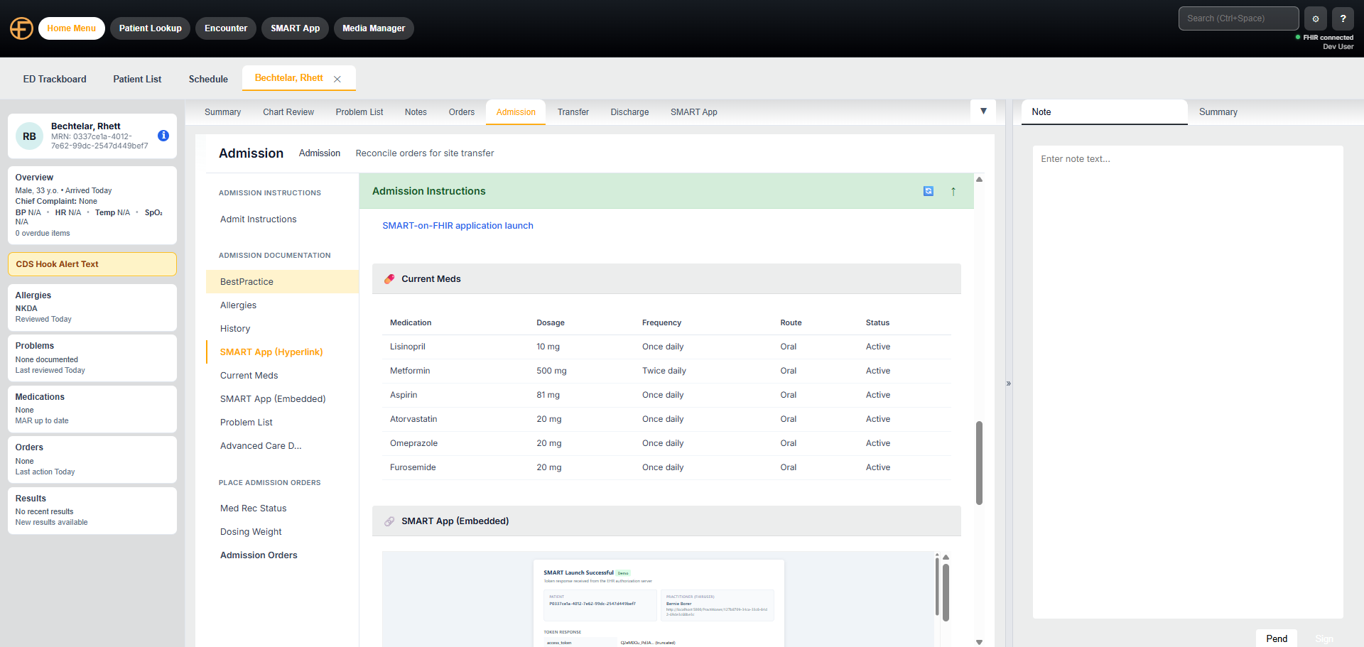 Admission Navigator screenshot