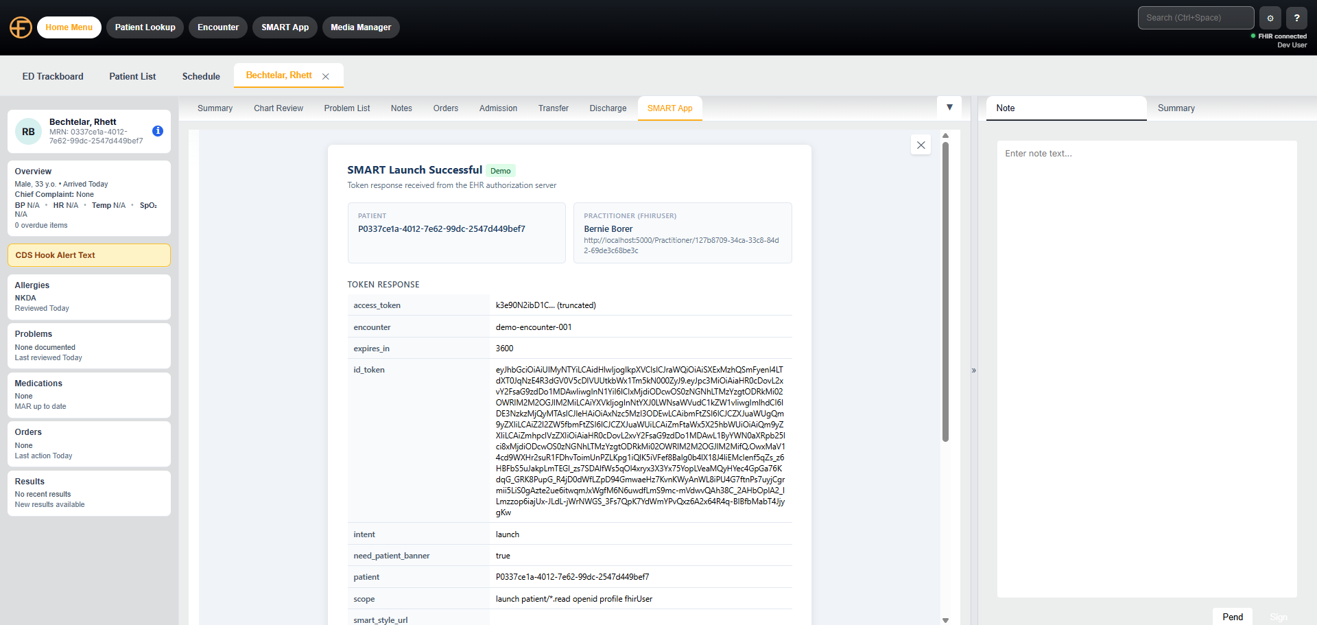 SMART Launch Activity Window screenshot